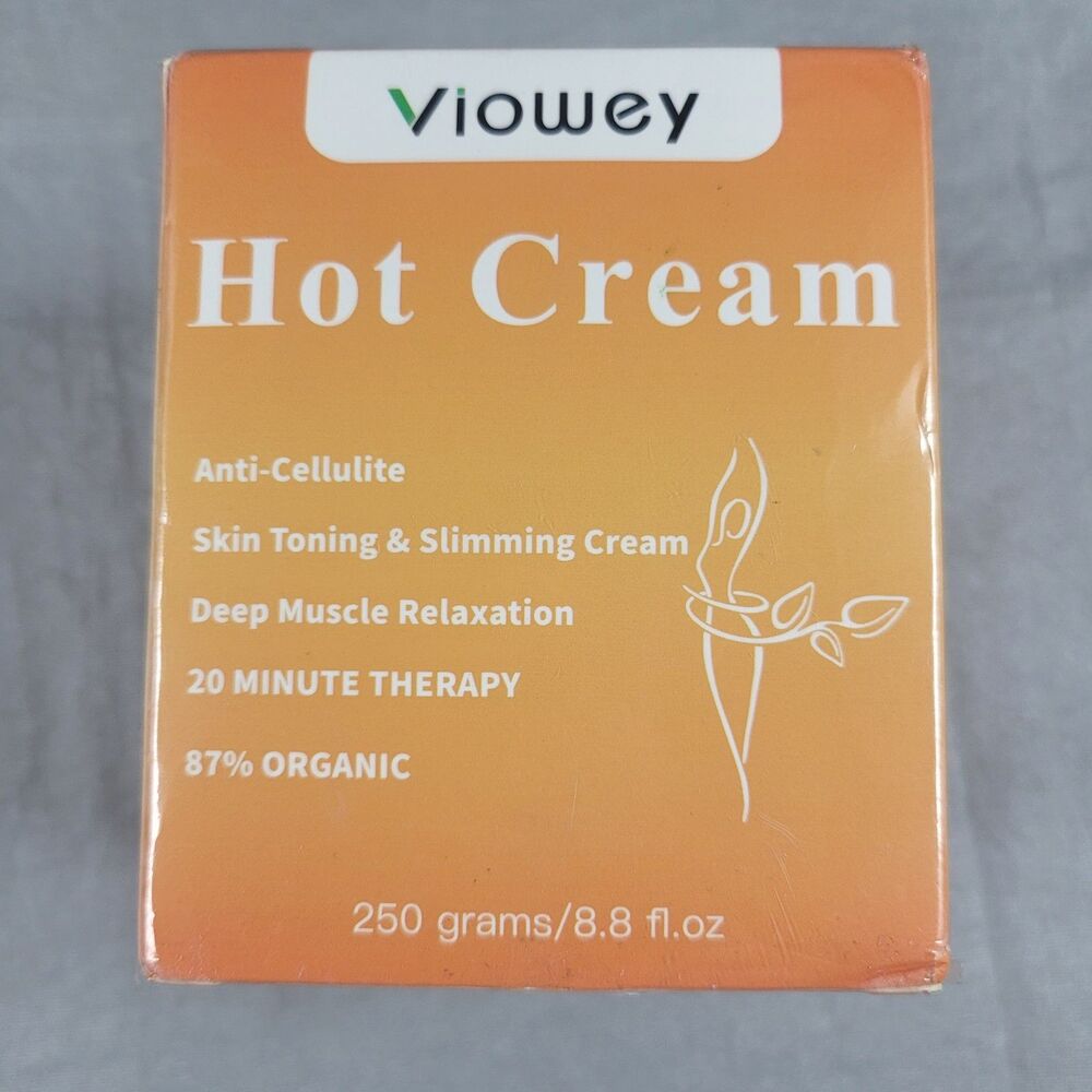 Melao Hot Cream Anti Cellulite Skin Toning & Slimming Gel 87% Organic 8.8 oz